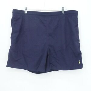 Polo Ralph Lauren Swim Trunks Mens Large Navy Mesh Lined Preppy‎ Summer Beach